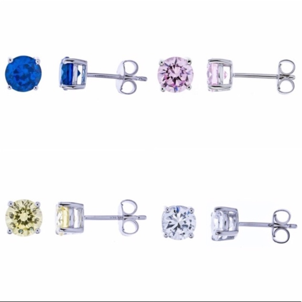 925 Sterling Silver Sprinkle Studs